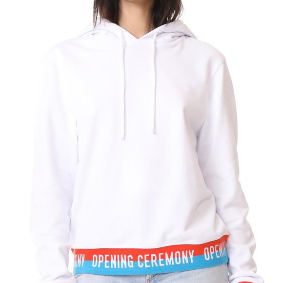 opening ceremony elastic logo hoodie